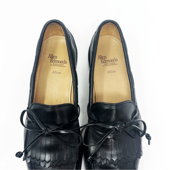 SOLD! Allen Edmonds Alton Leather Kiltie Tassel Loafers Dress Shoes - Picture 8 of 12